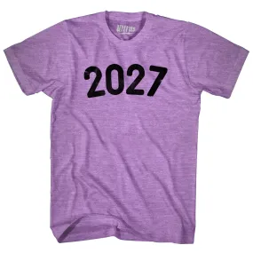 2027 Year Celebration Adult Tri-Blend T-shirt