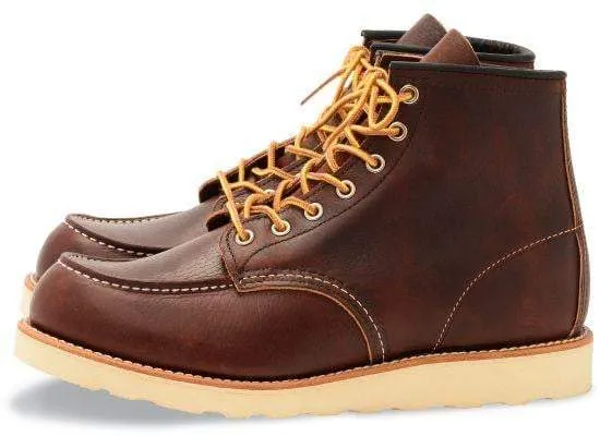 6" Classic MOC, Briar Oil Slick Leather, Style no. 8138, Oil Tanned