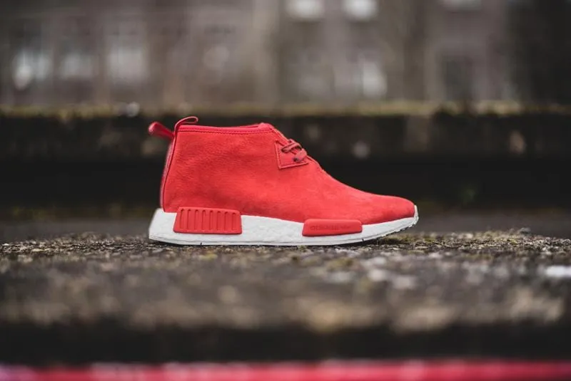 ADIDAS ORIGINALS NMD C1 CHUKKA BOOST (RED - WHITE)