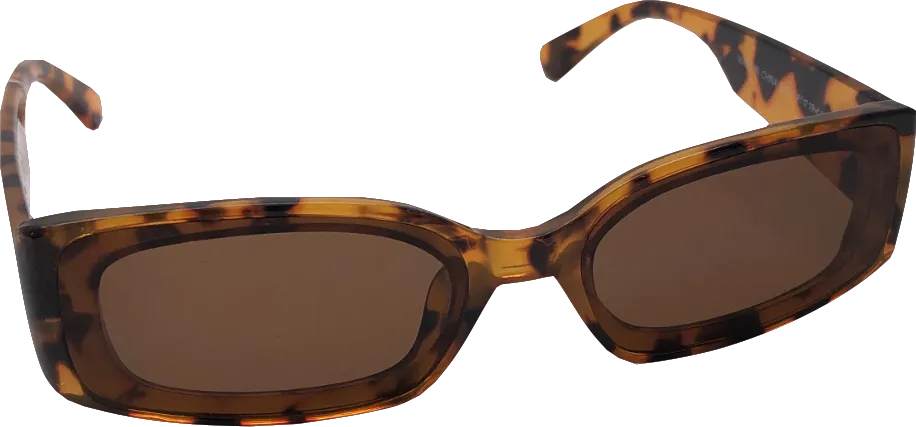 AJ Morgan Brown Rectangle Sunglasses In Tortoiseshell One Size