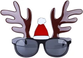 Beautiful Reindeer Sunglasses for Christmas Party Decoration