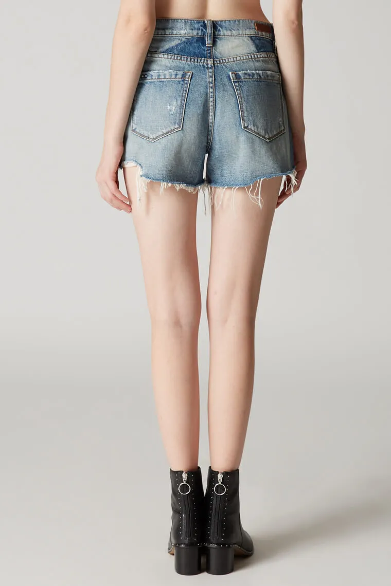 Blank NYC Panic Prevention High Rise Jean Shorts