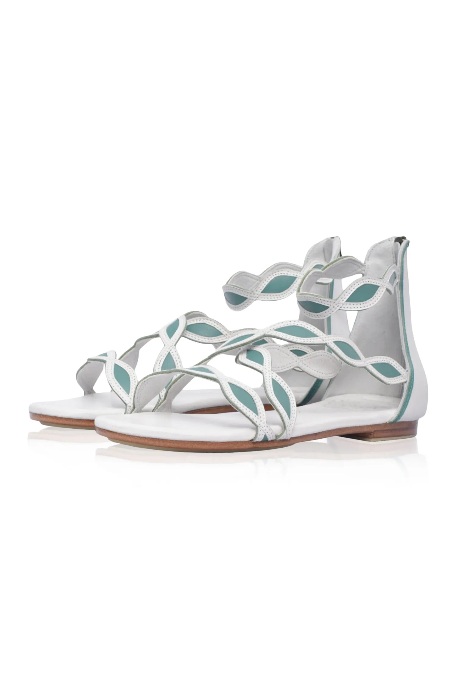 Blossom Leather Sandals