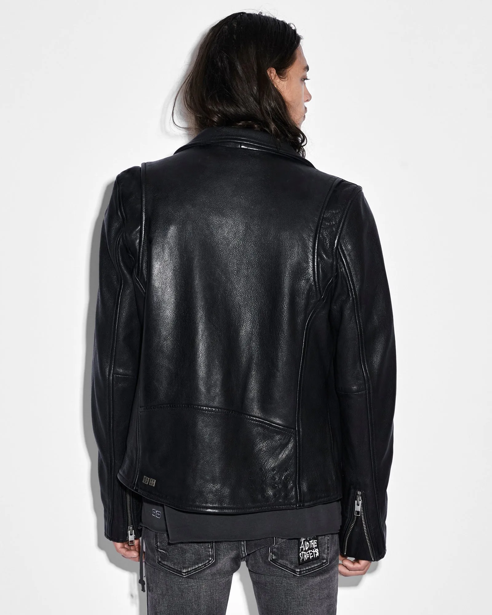 CAPITOL LEATHER JACKET BLACK