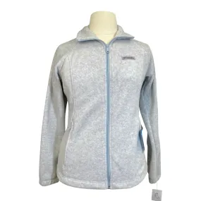 Columbia Fleece Jacket in Light Grey - Women's Large