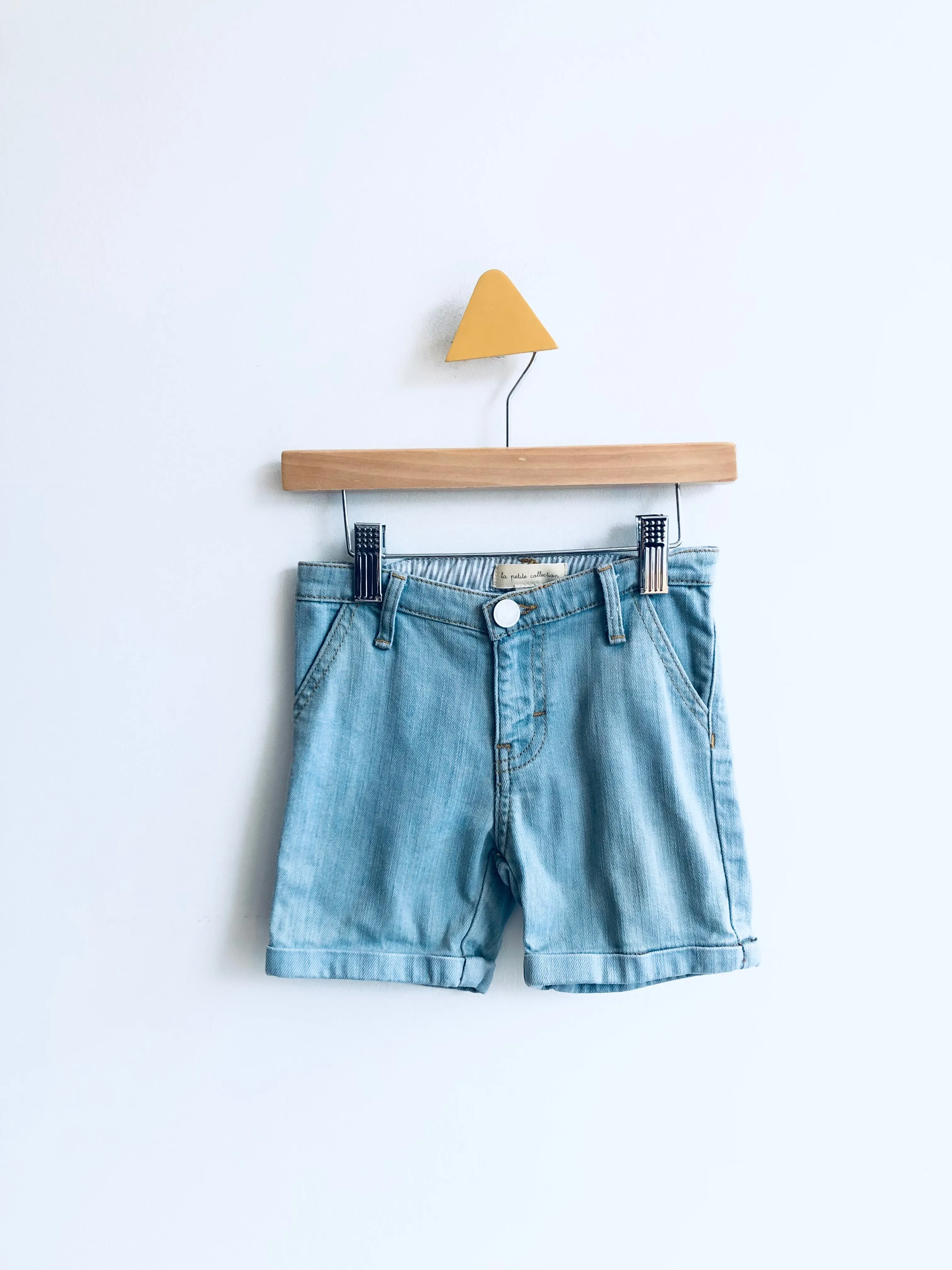 Cuffed Denim Shorts // 2Y