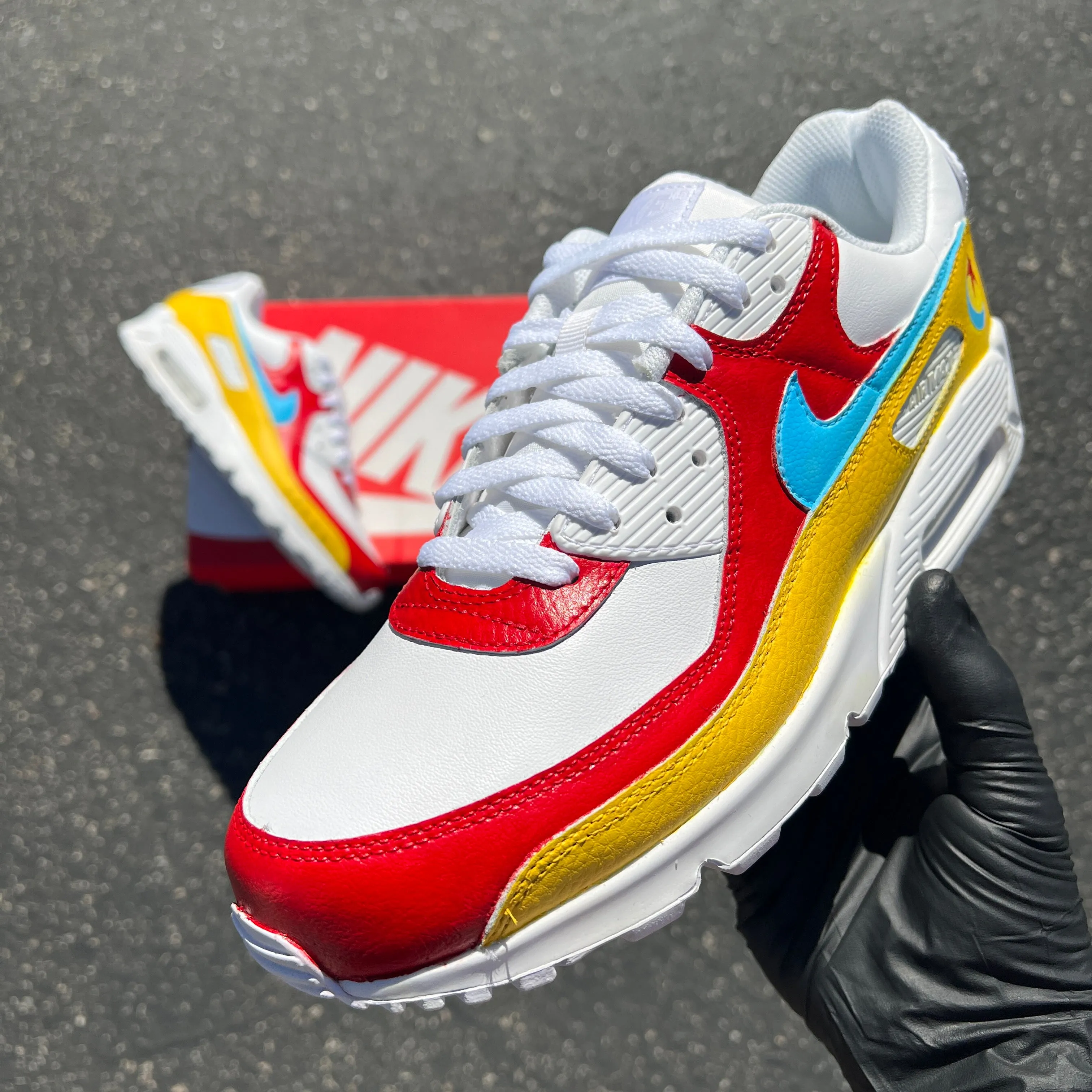 Custom Painted Pixar Nike Air Max 90 Sneakers