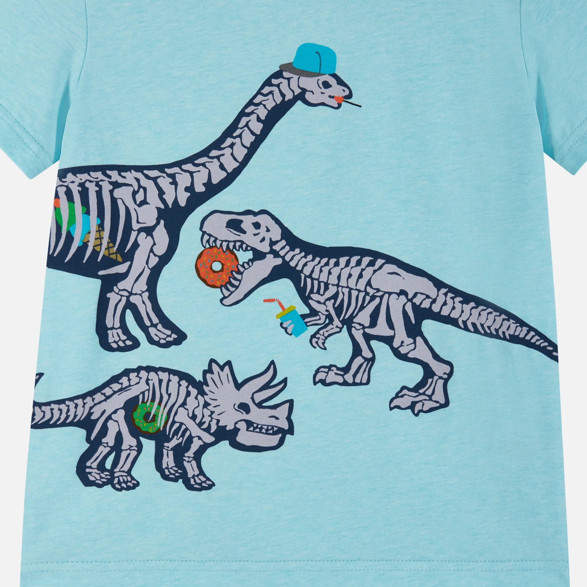 Dinosaur Snack Tee & Ripstop Shorts Set