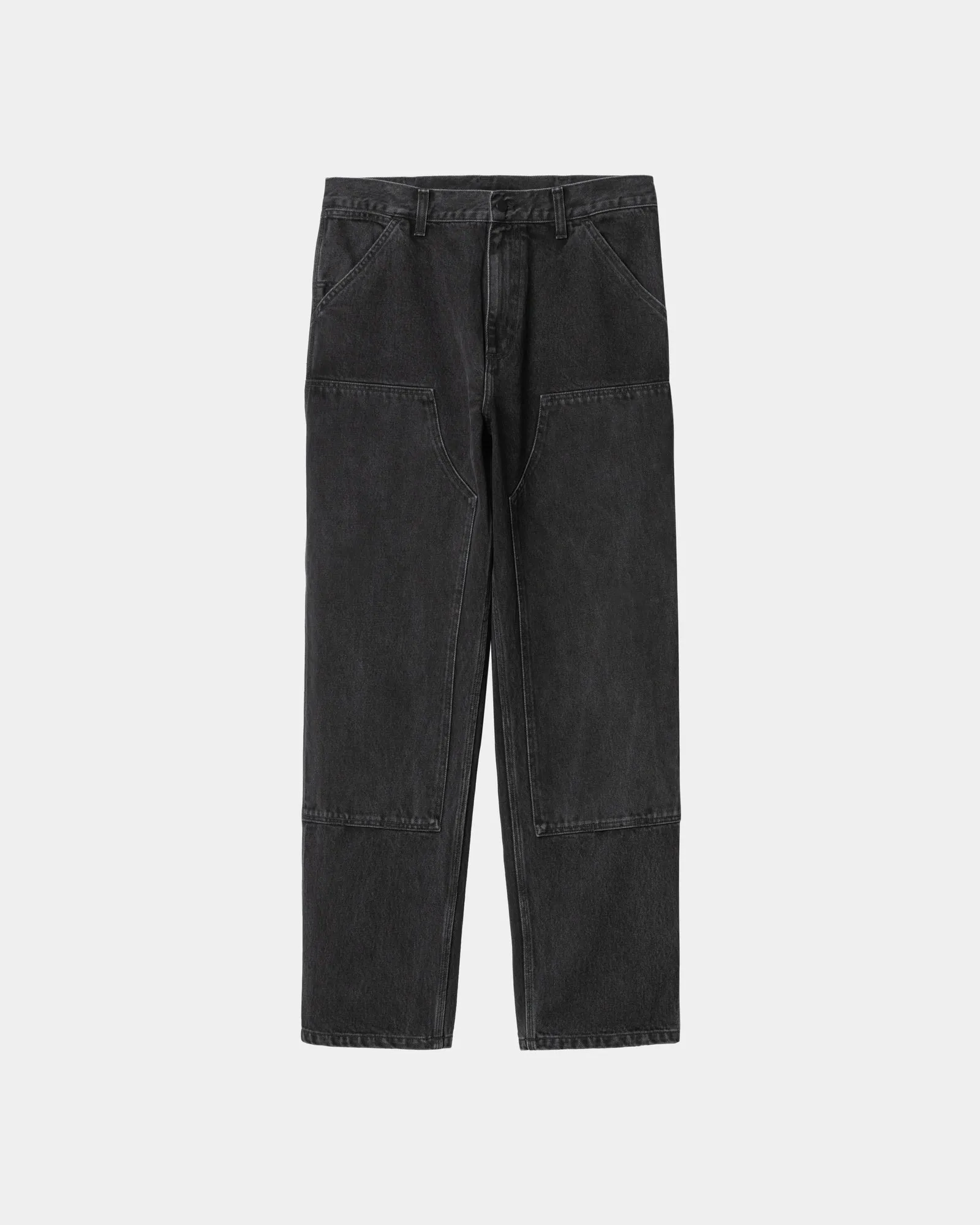 Double Knee Pant - Denim | Black (stone washed)