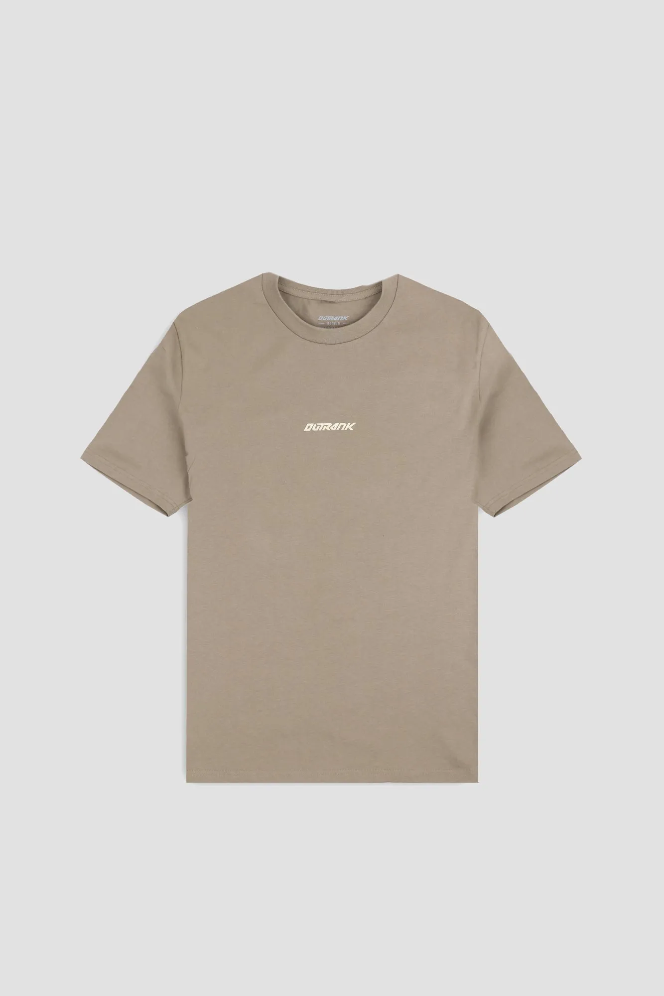 Everyday Flock Print T-Shirt- Sand