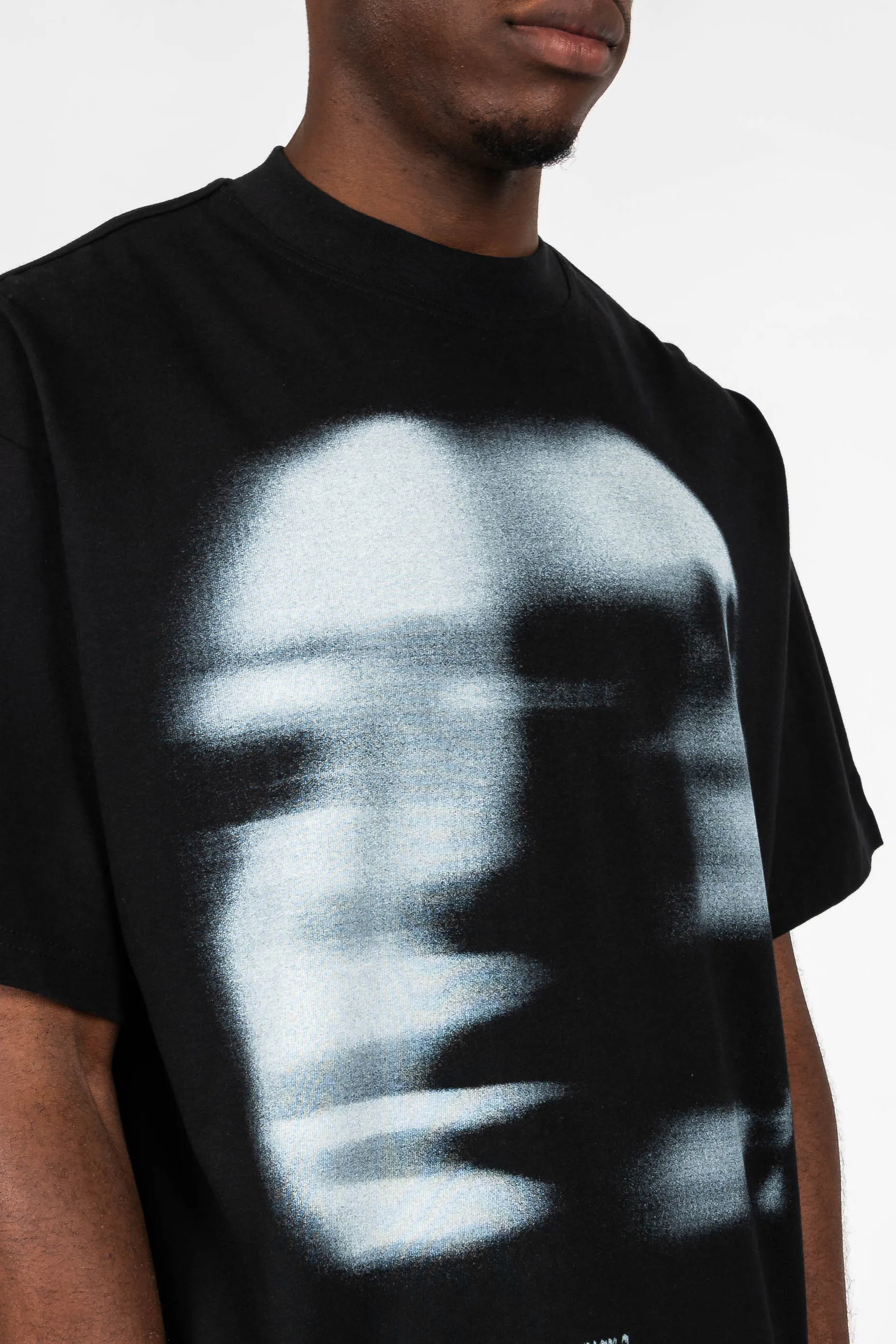 FADED FACE BLACK T-SHIRT