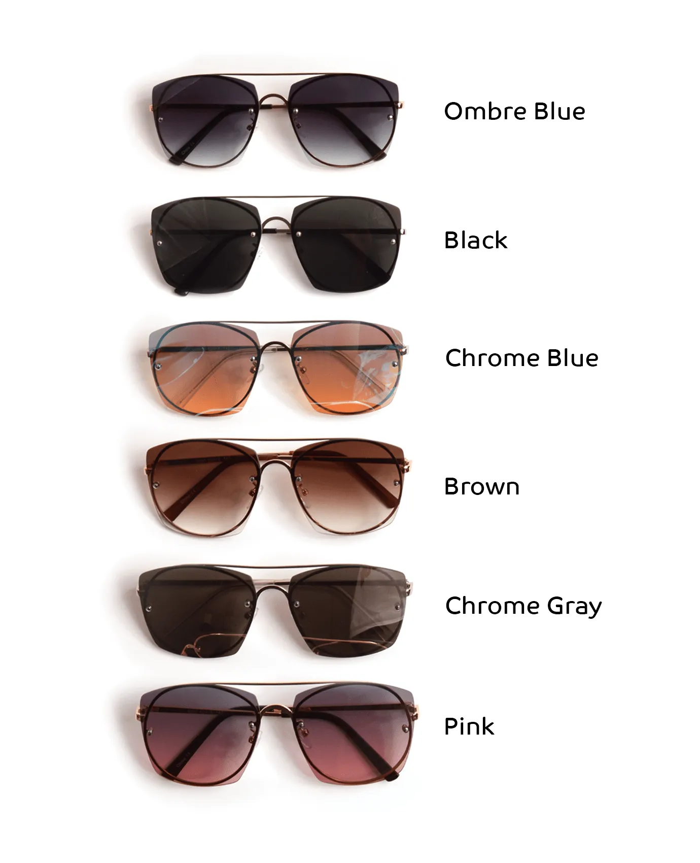 Frameless Fashion Sunglasses