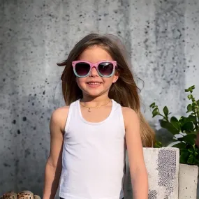 Fun In The Sun Little Girl Glitter Sunglasses