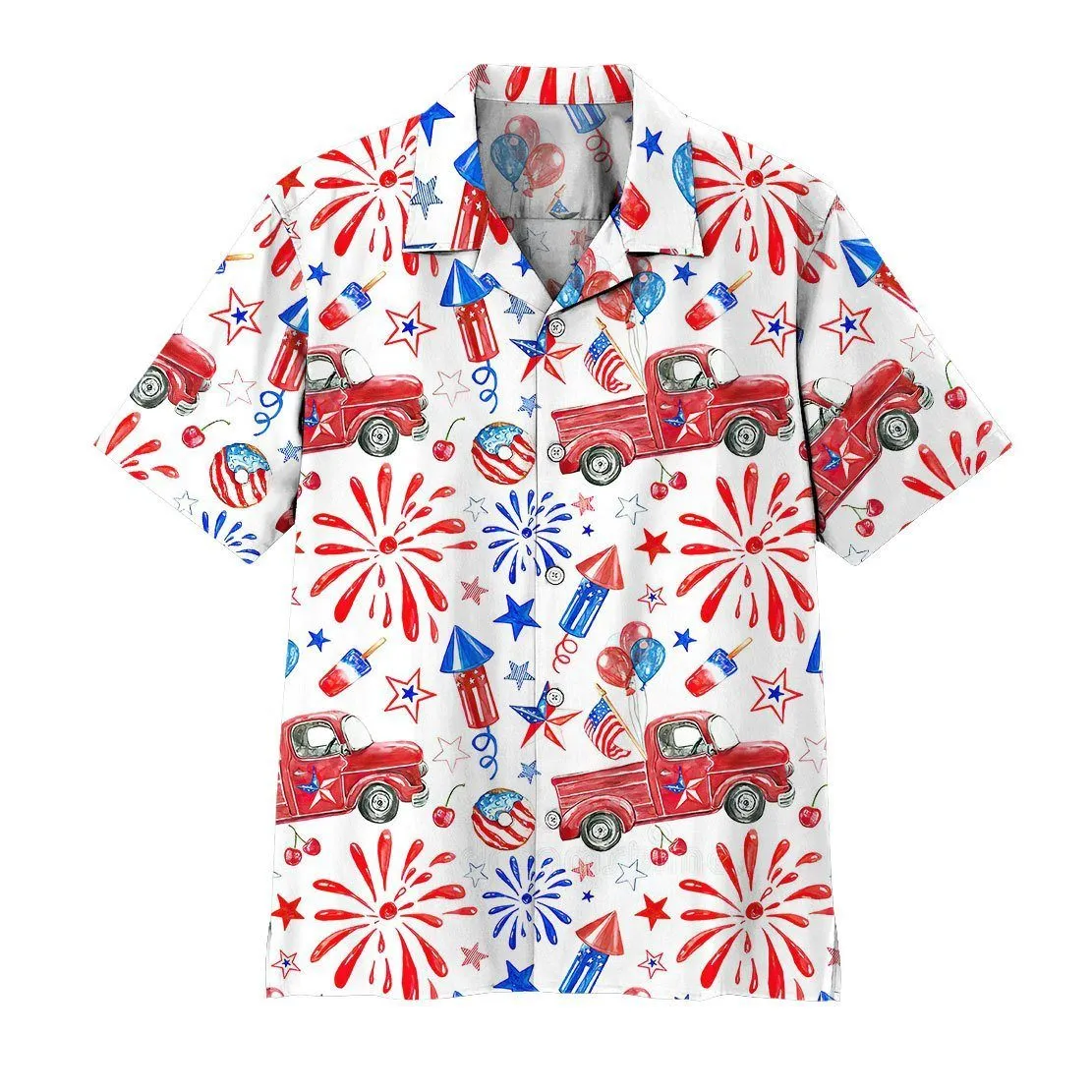 Gearhuman 3D 4th Of July Celebration Hawaii Shirt