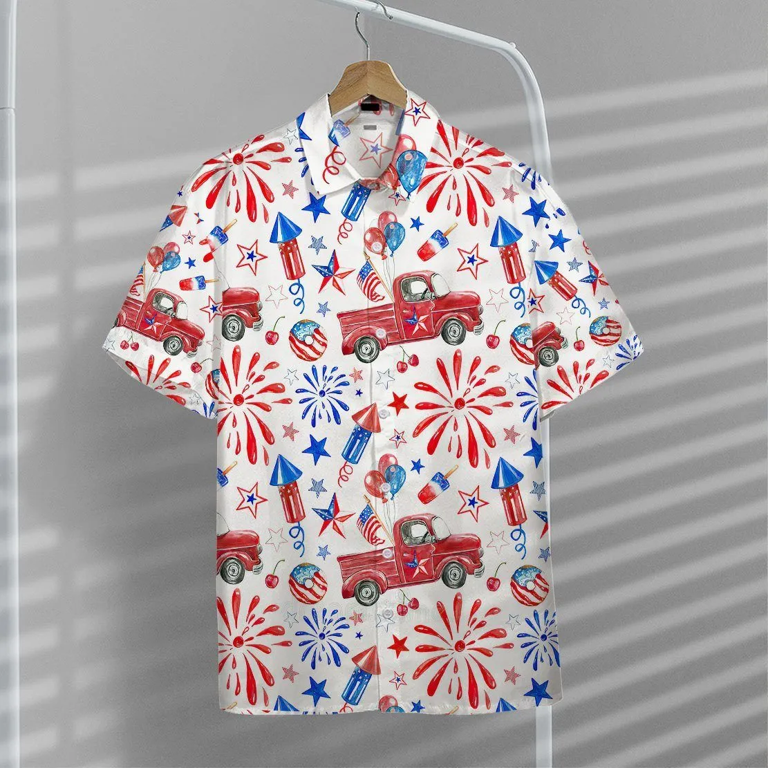 Gearhuman 3D 4th Of July Celebration Hawaii Shirt