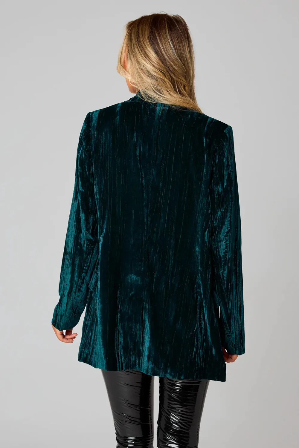 Heff Crushed Velvet Blazer