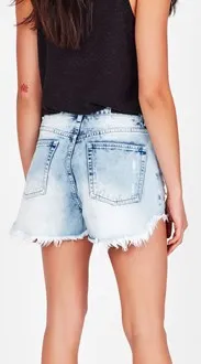 JunkfoodJeans Stevie Shorts Blue