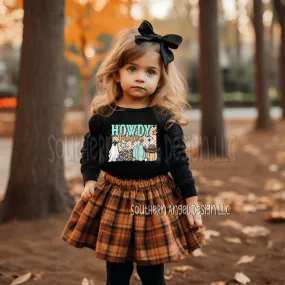 Kids Howdy Fall sweatshirt