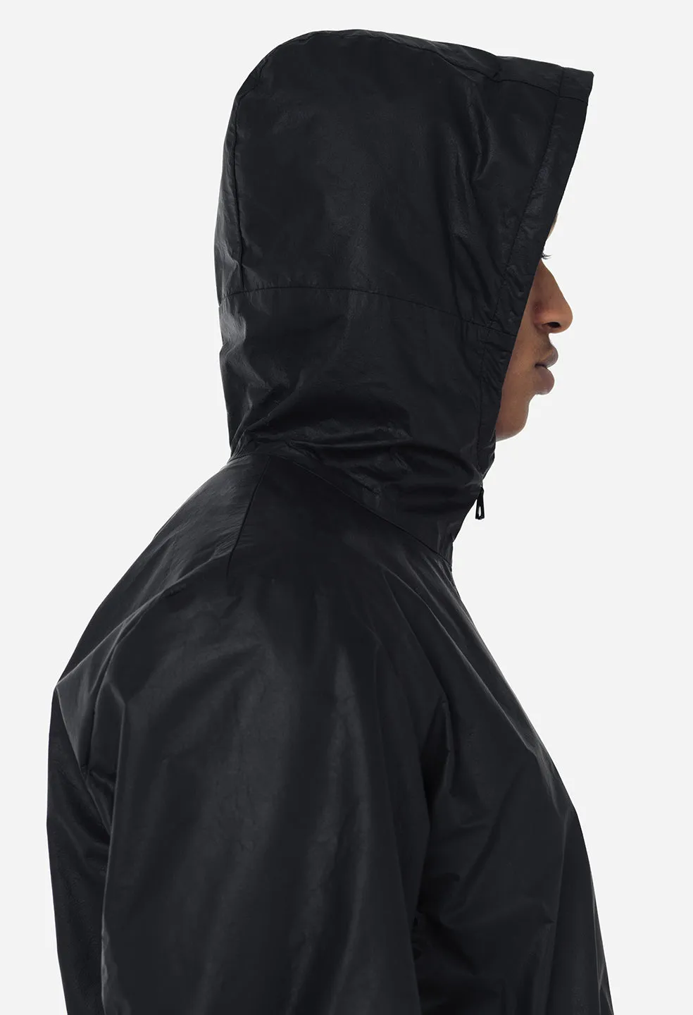 Leather Adapt Anorak / Black