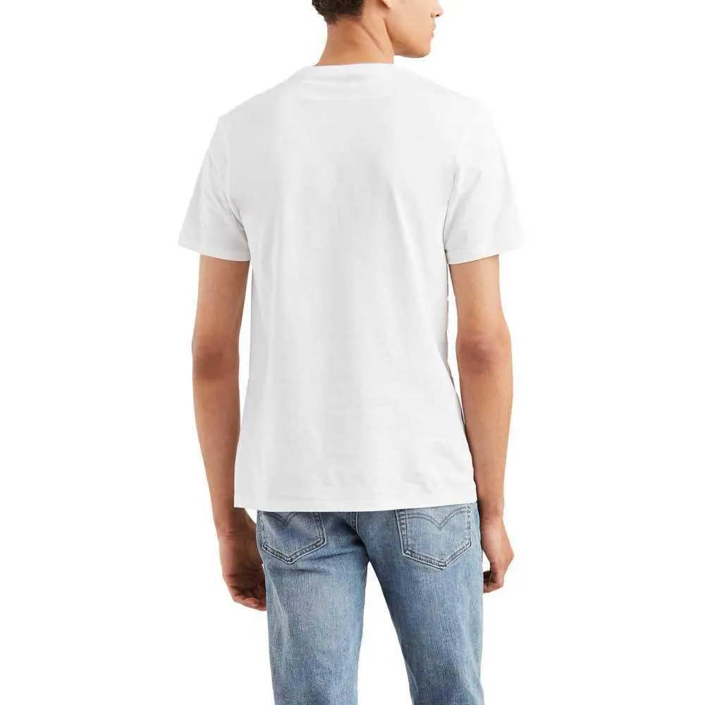 Levi's Graphic Setin Neck 2 Levis Logo T shirt - White