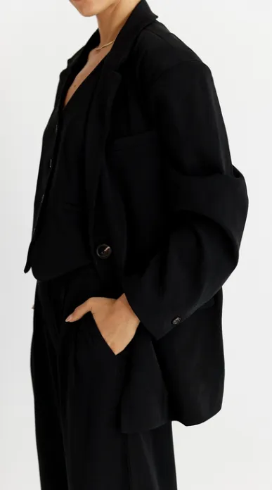 Margaret Blazer in Black