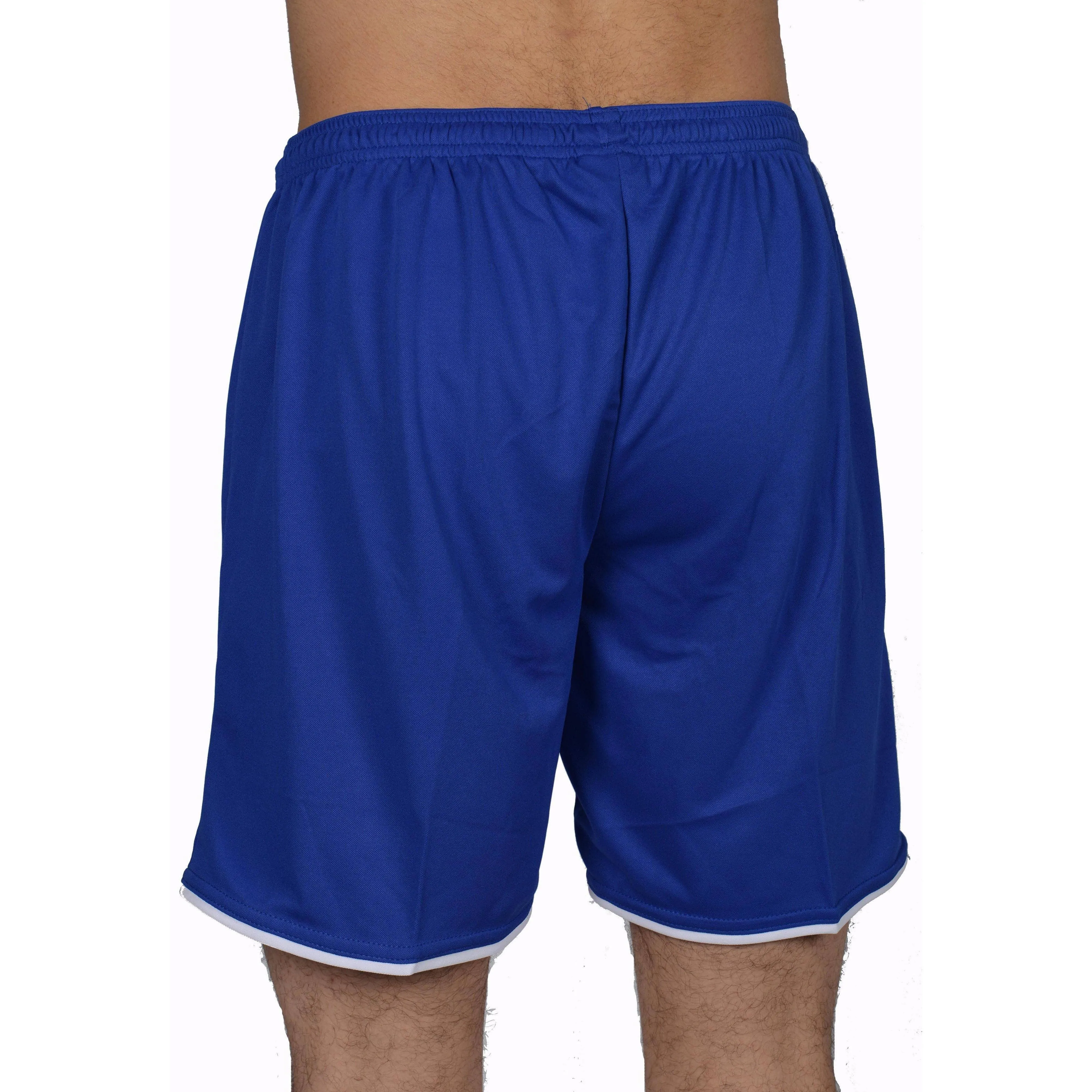 More Mile Premier Mens Football Shorts - Blue