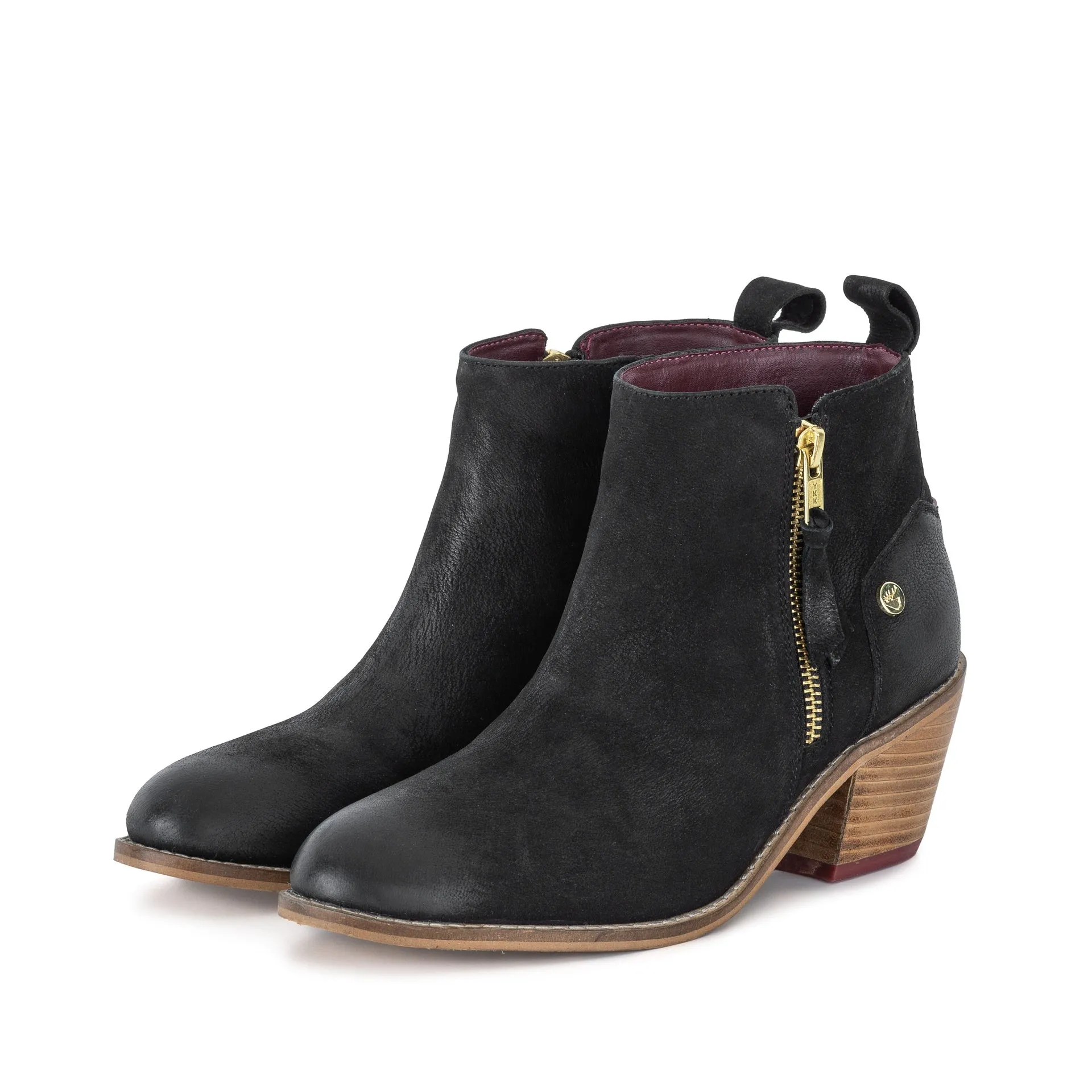 PENELOPE BLACK ZIP BOOT