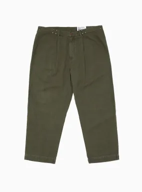 Pleated Hook Pant Olive