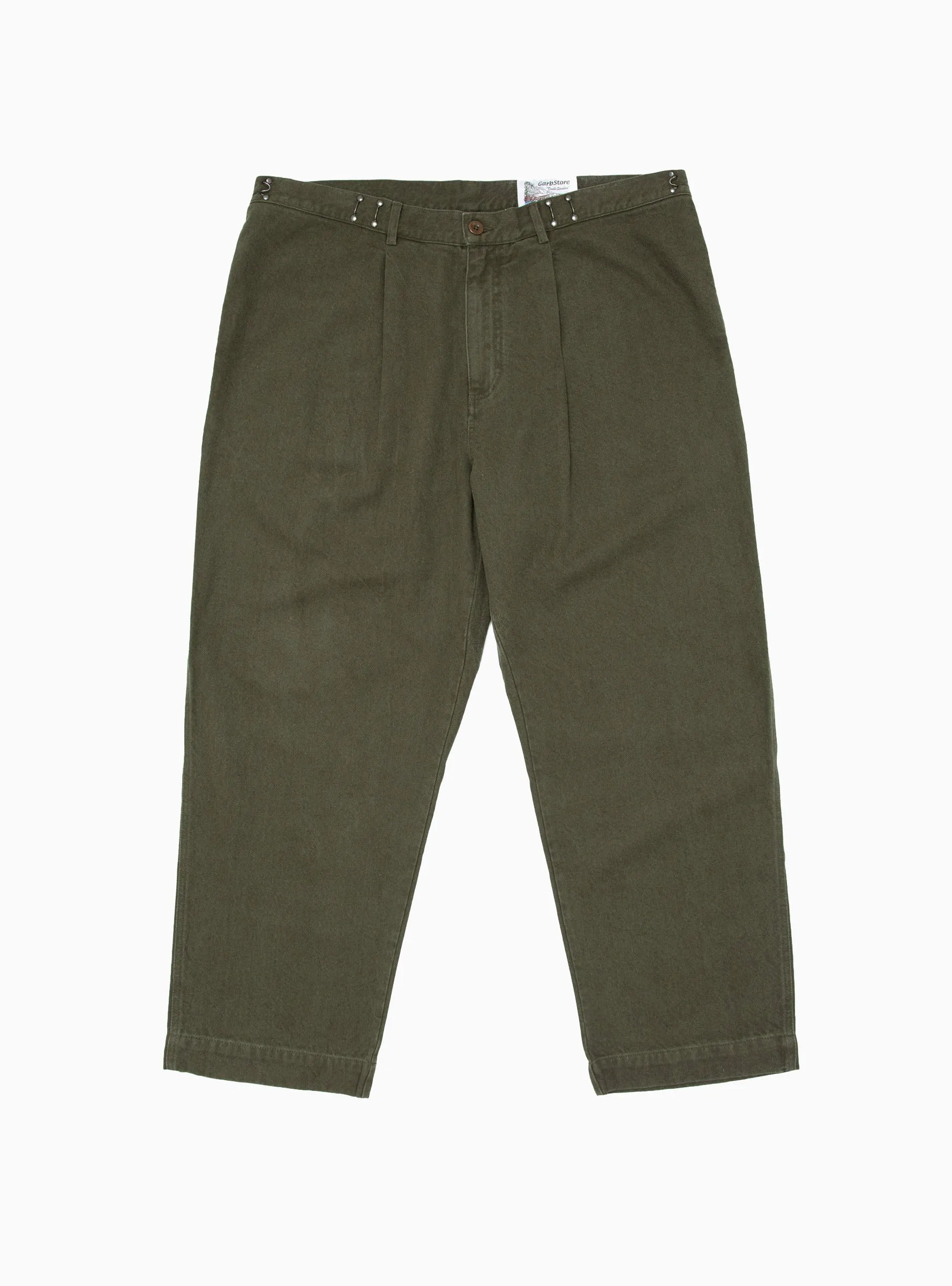 Pleated Hook Pant Olive