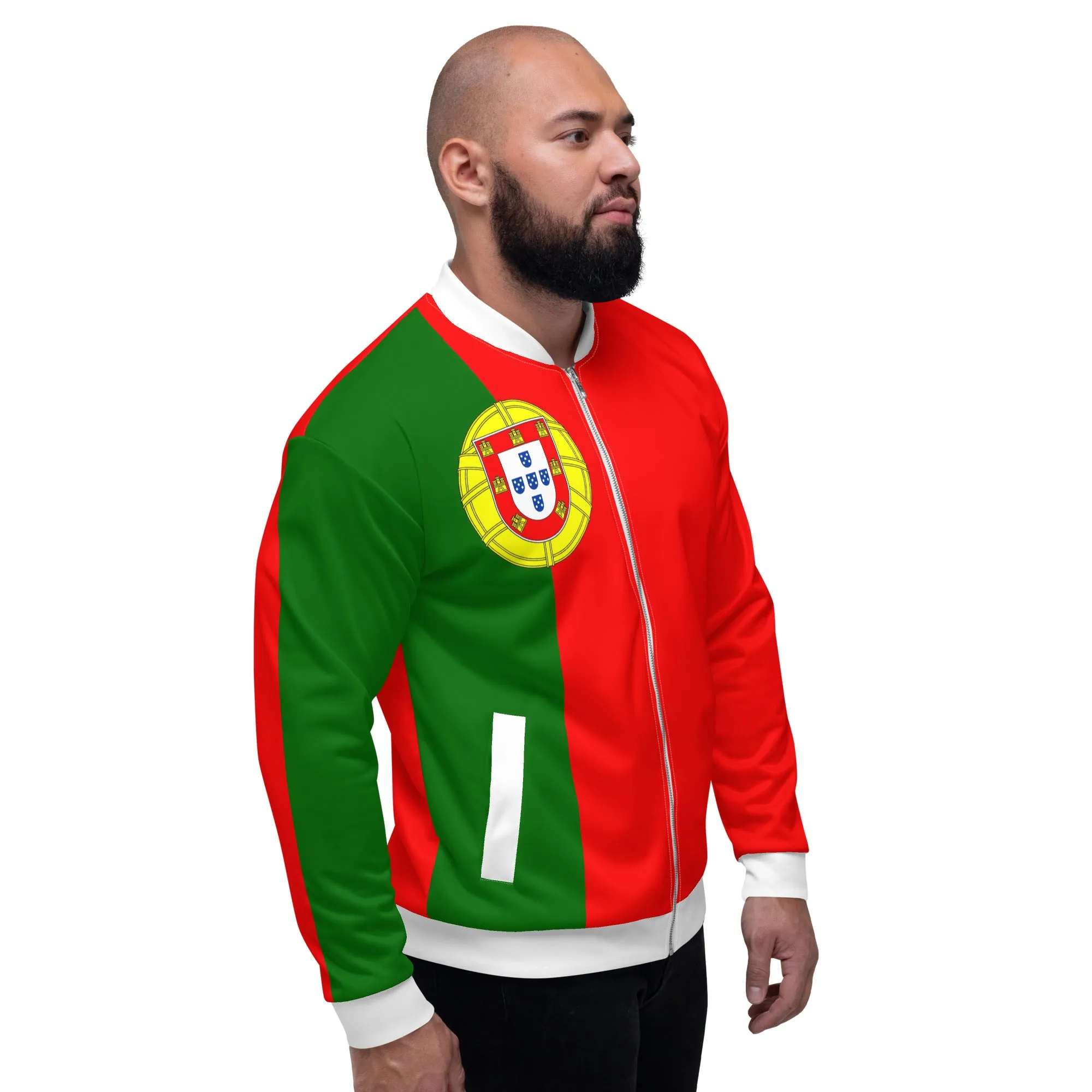 Portugal Jacket / Bomber Jacket With Portugese Flag Colors