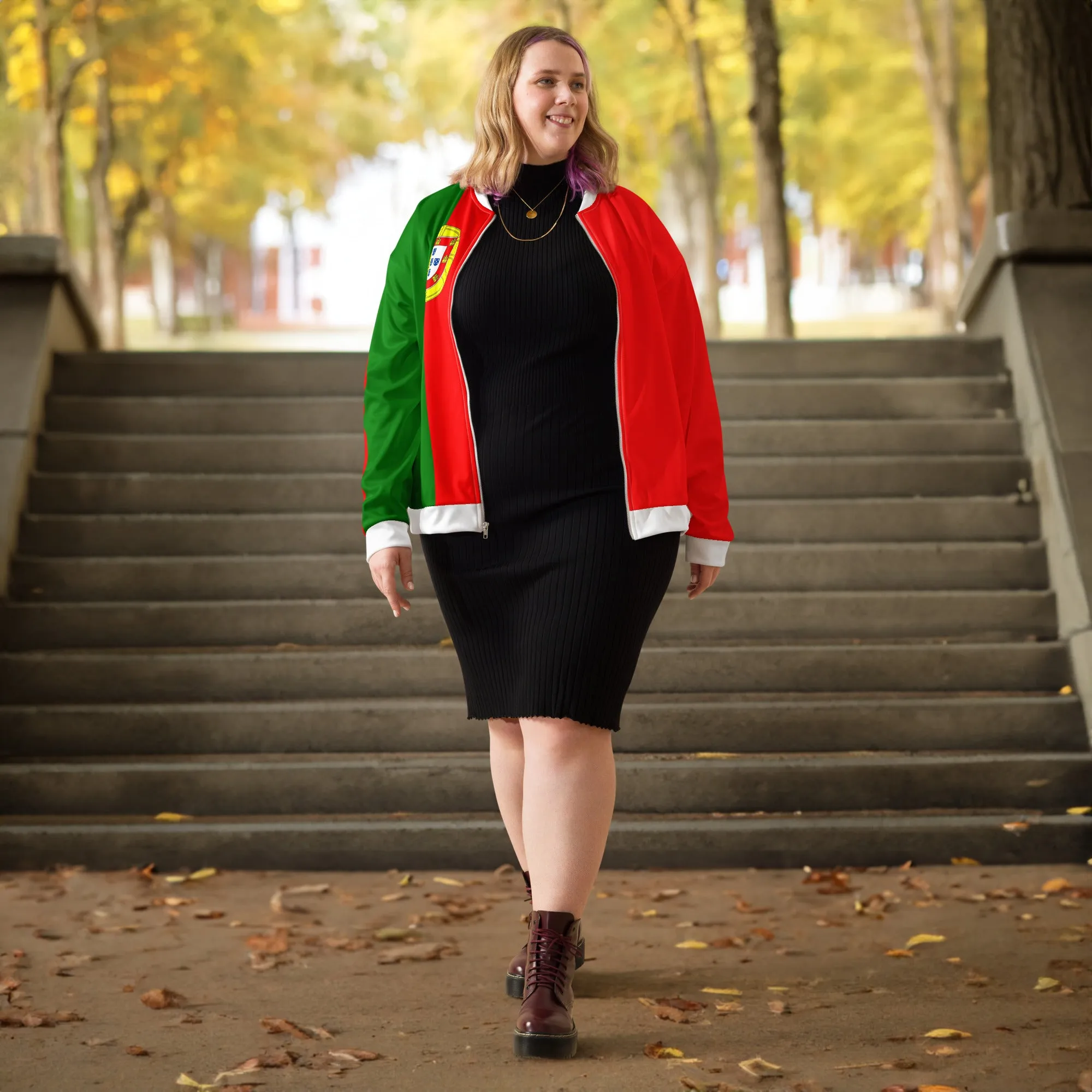 Portugal Jacket / Bomber Jacket With Portugese Flag Colors