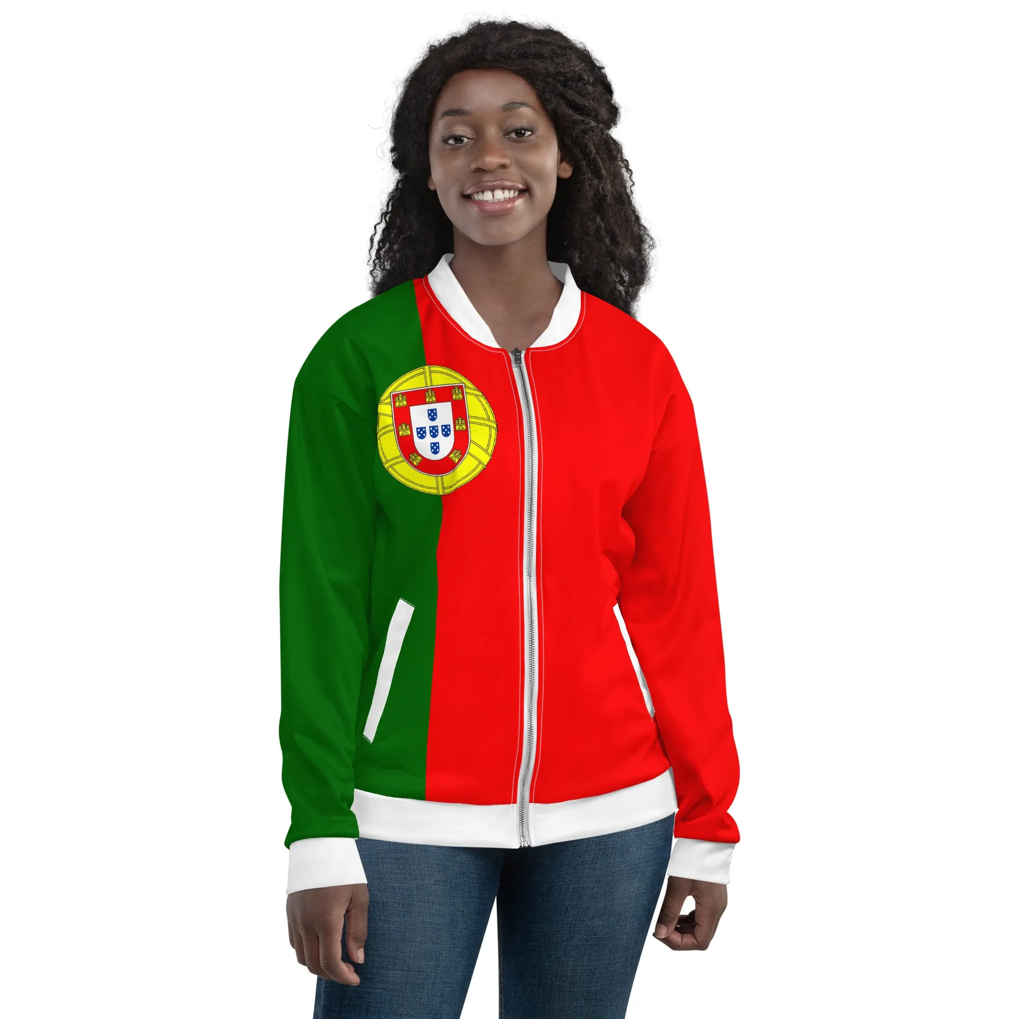 Portugal Jacket / Bomber Jacket With Portugese Flag Colors