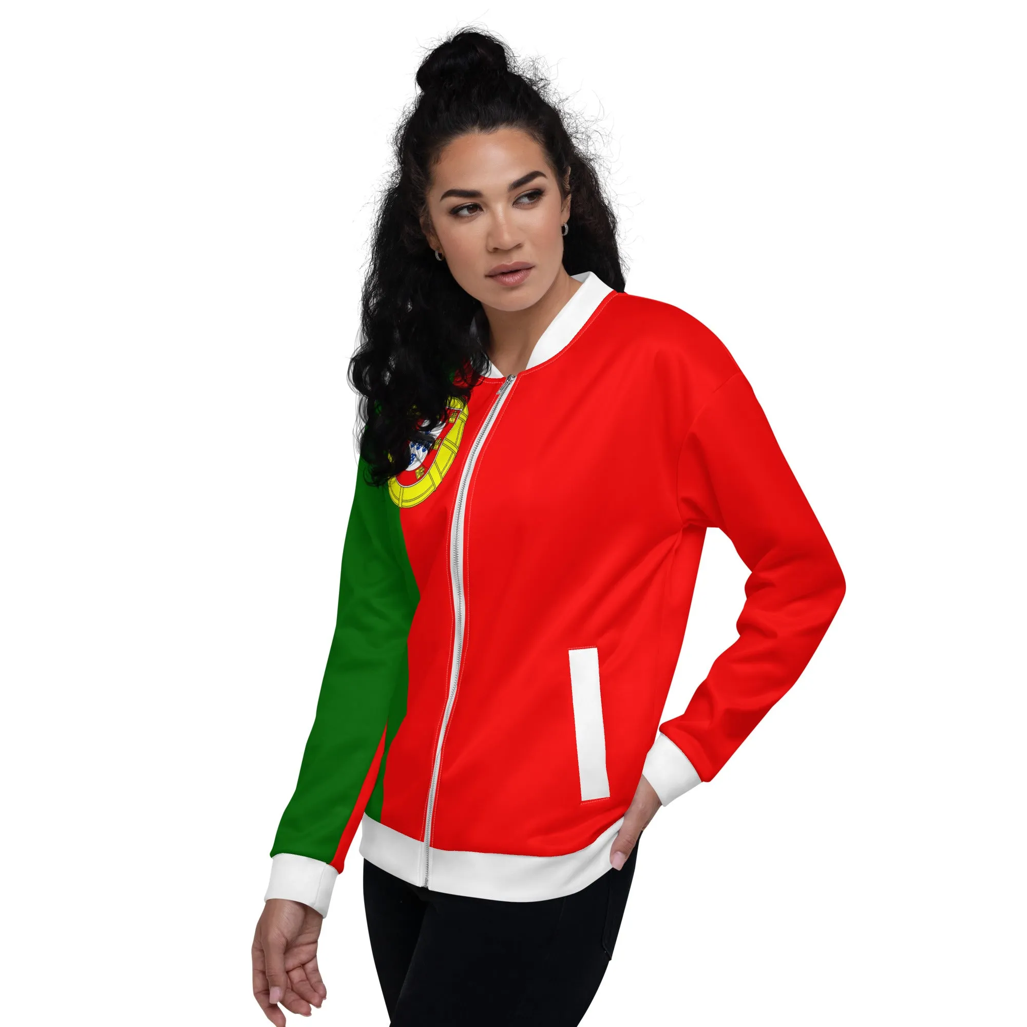 Portugal Jacket / Bomber Jacket With Portugese Flag Colors