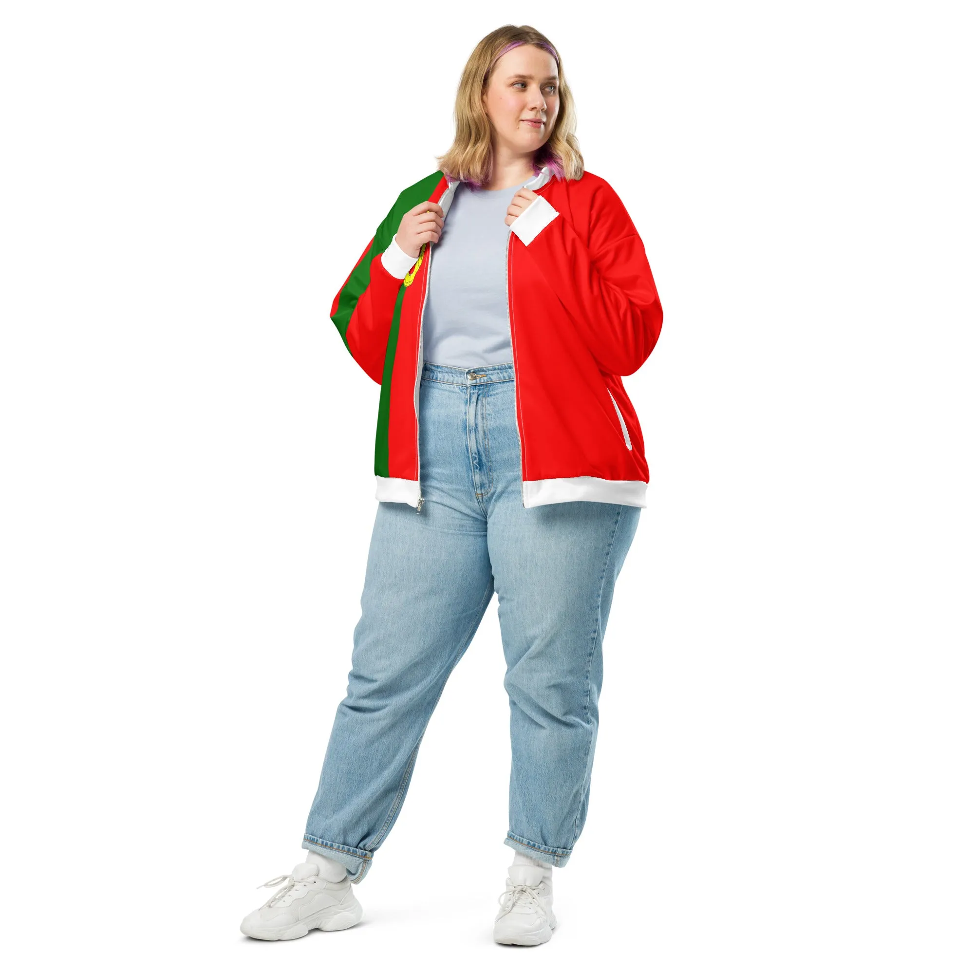 Portugal Jacket / Bomber Jacket With Portugese Flag Colors