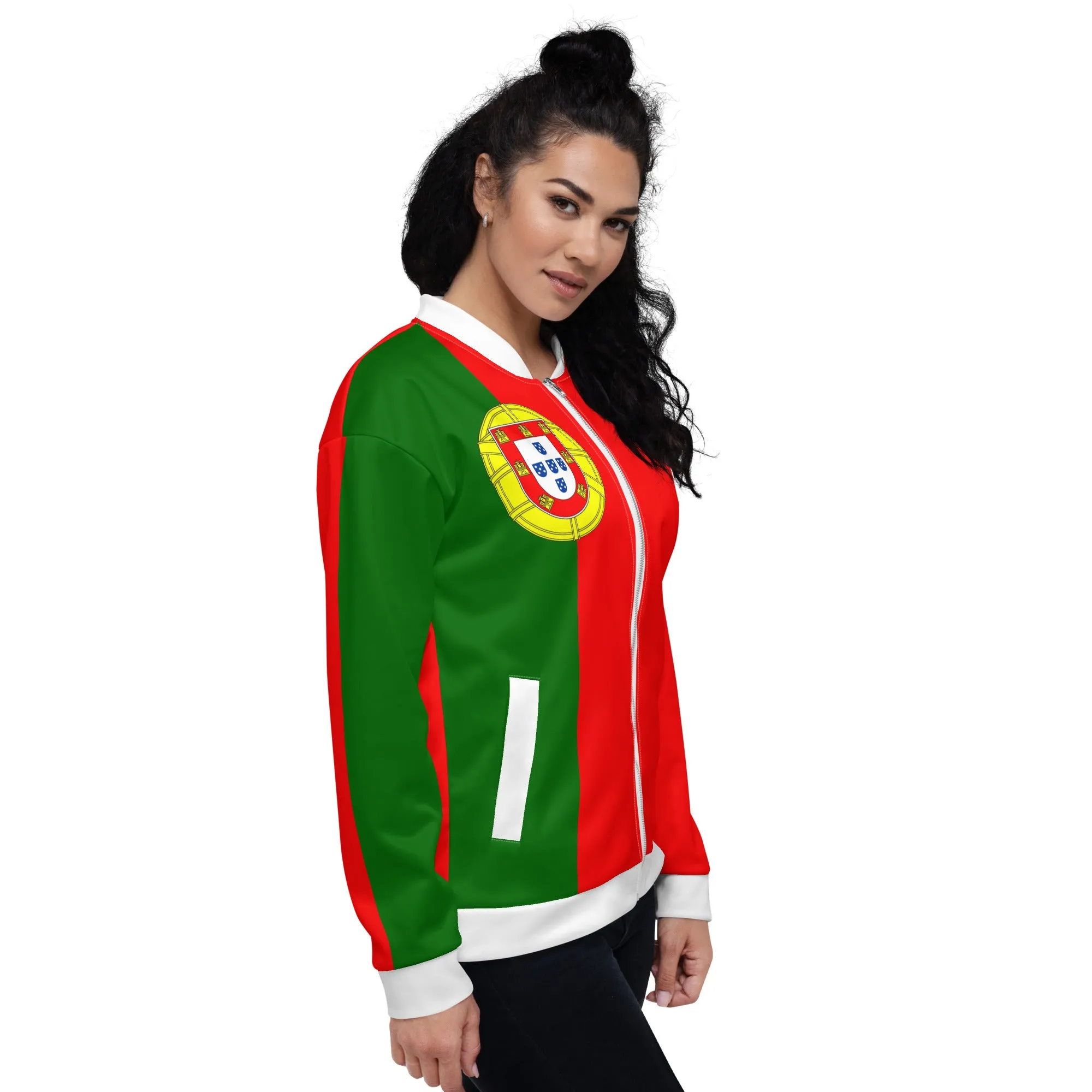 Portugal Jacket / Bomber Jacket With Portugese Flag Colors