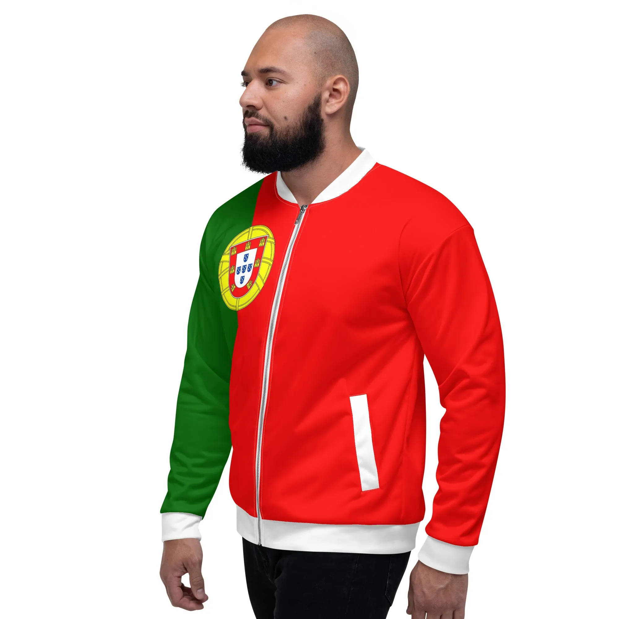 Portugal Jacket / Bomber Jacket With Portugese Flag Colors