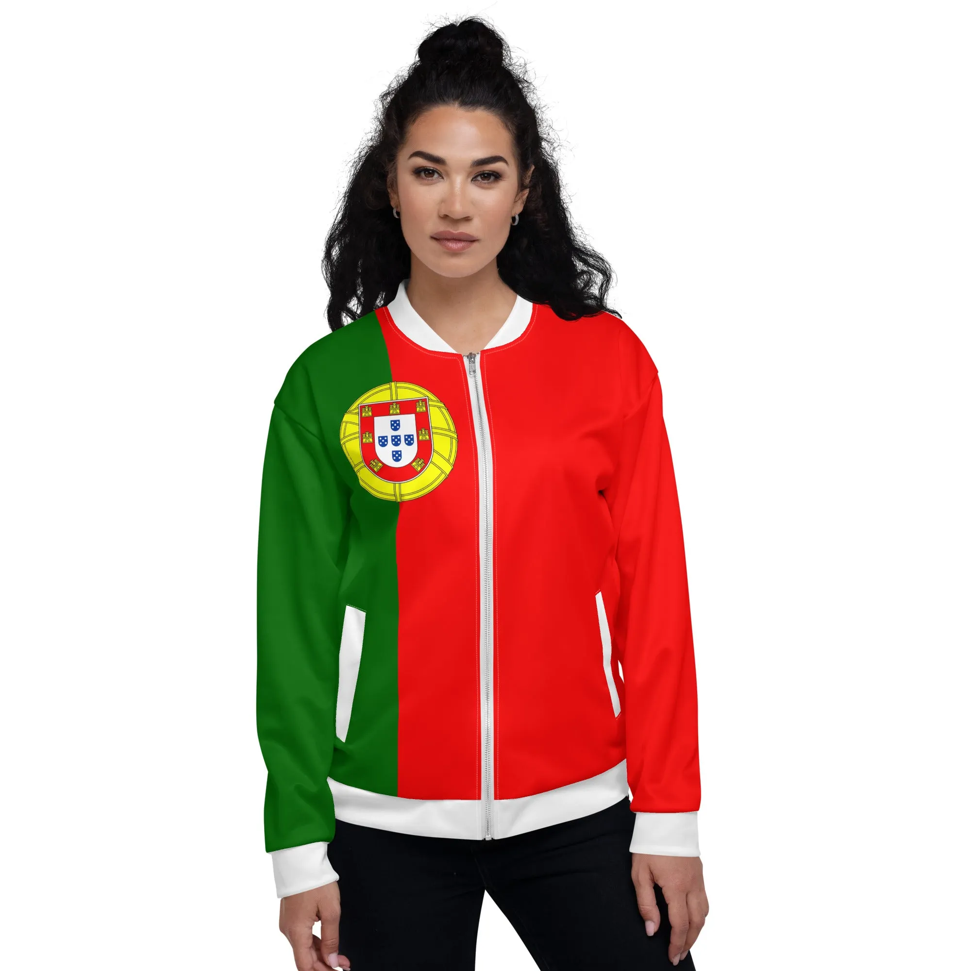 Portugal Jacket / Bomber Jacket With Portugese Flag Colors