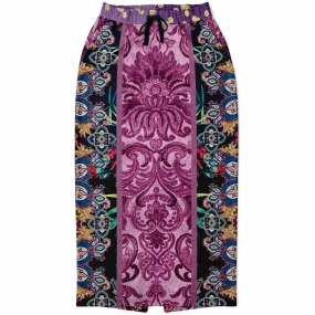 Purple Jamboree Eco-Poly Long Pocket Skirt