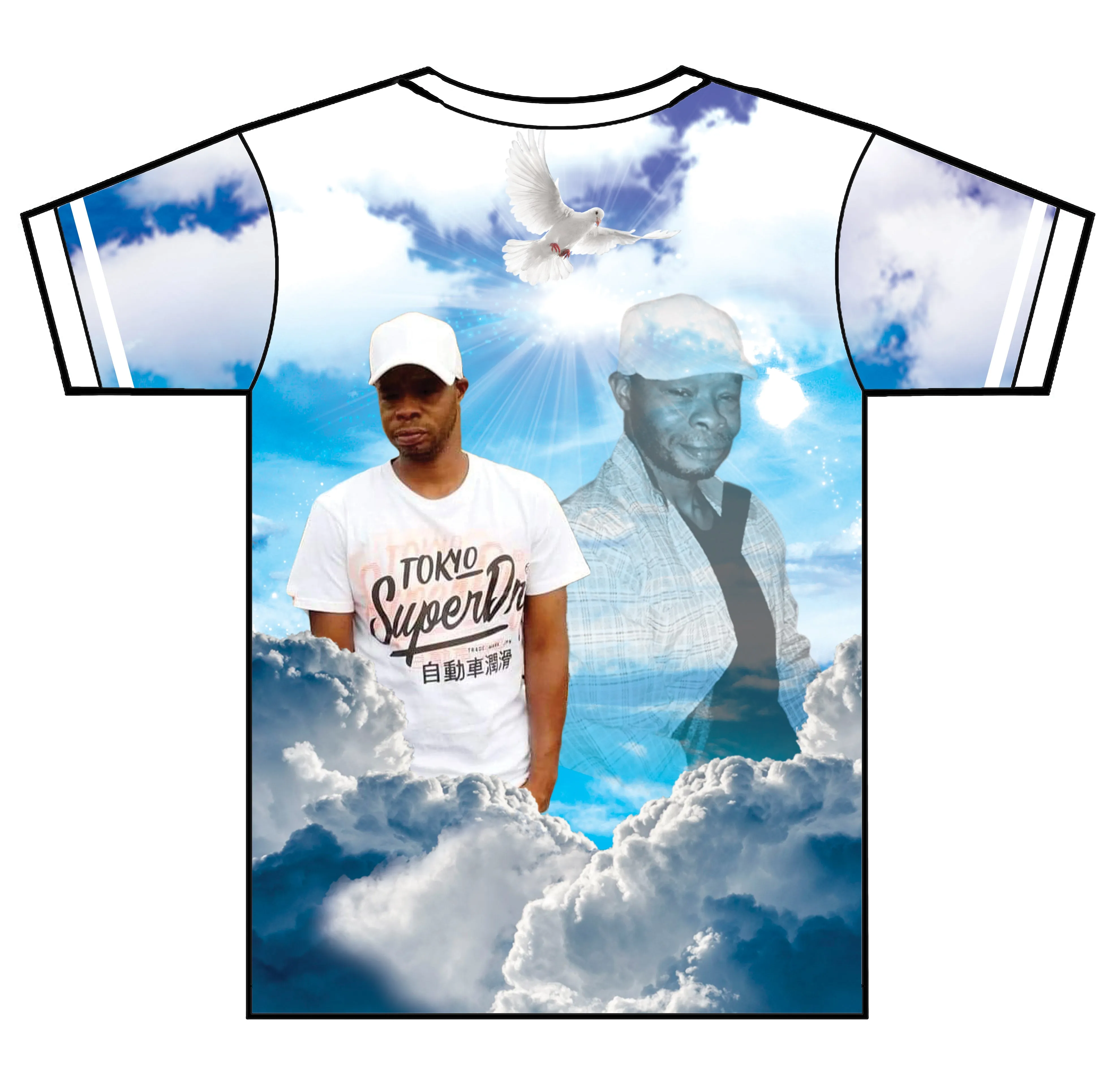 "No Turning Back" Custom Designed Memorial 3D shirt