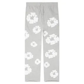 Grey ReadyMade x Denim Tears Flared Sweatpants with Cotton Wreath Design