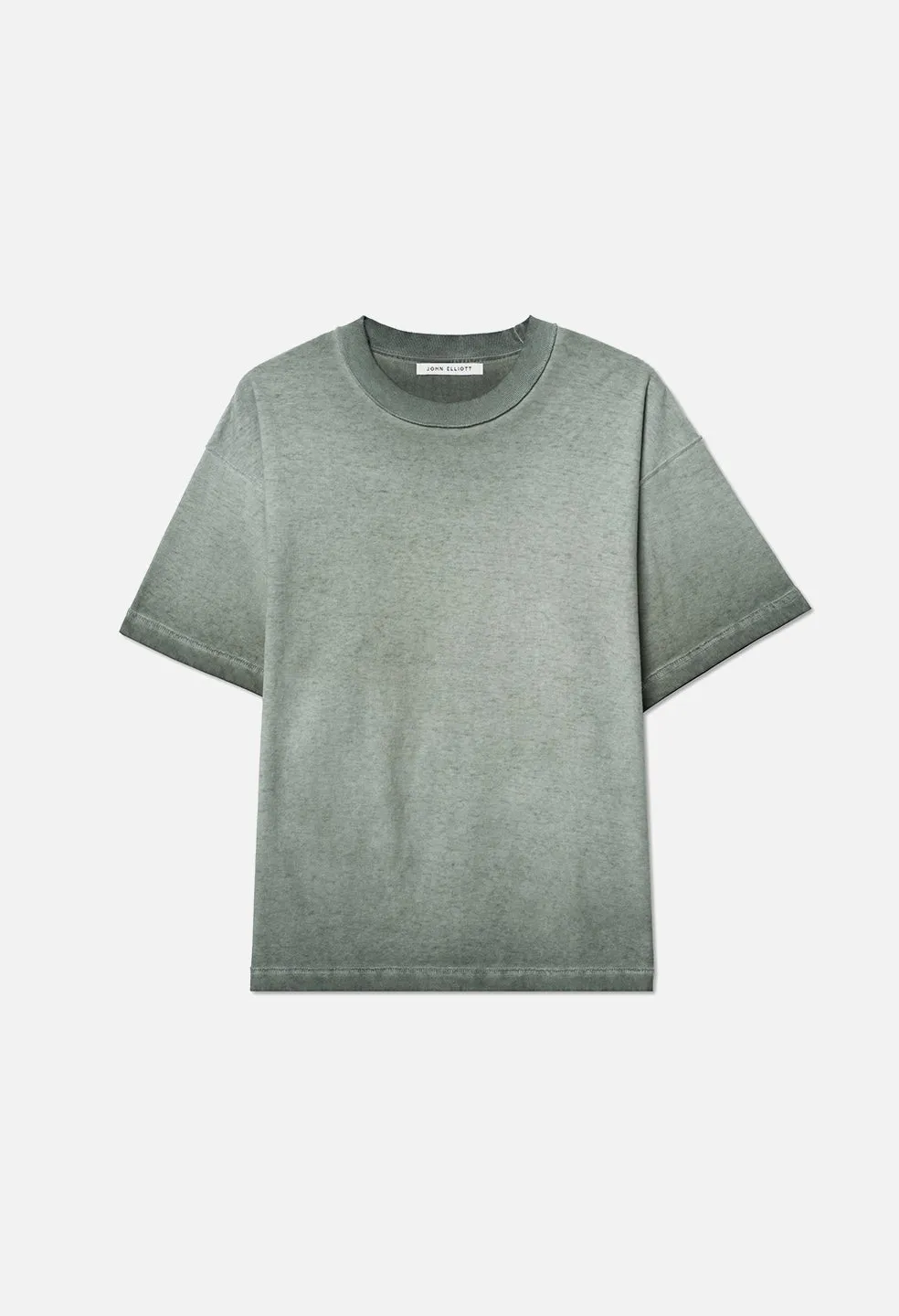 Reversed Cropped Tee / Oil Wash Olive