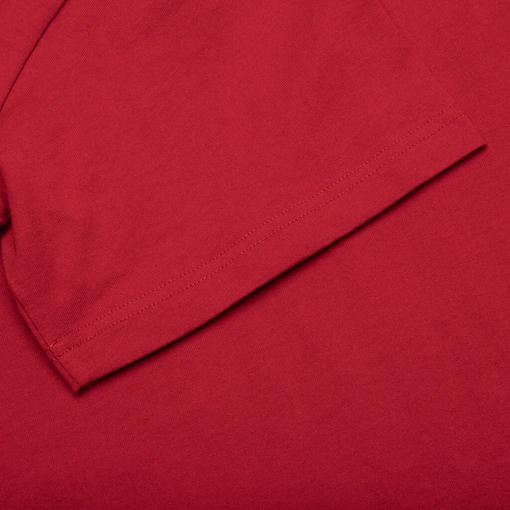 Script Tee - Savvy Red