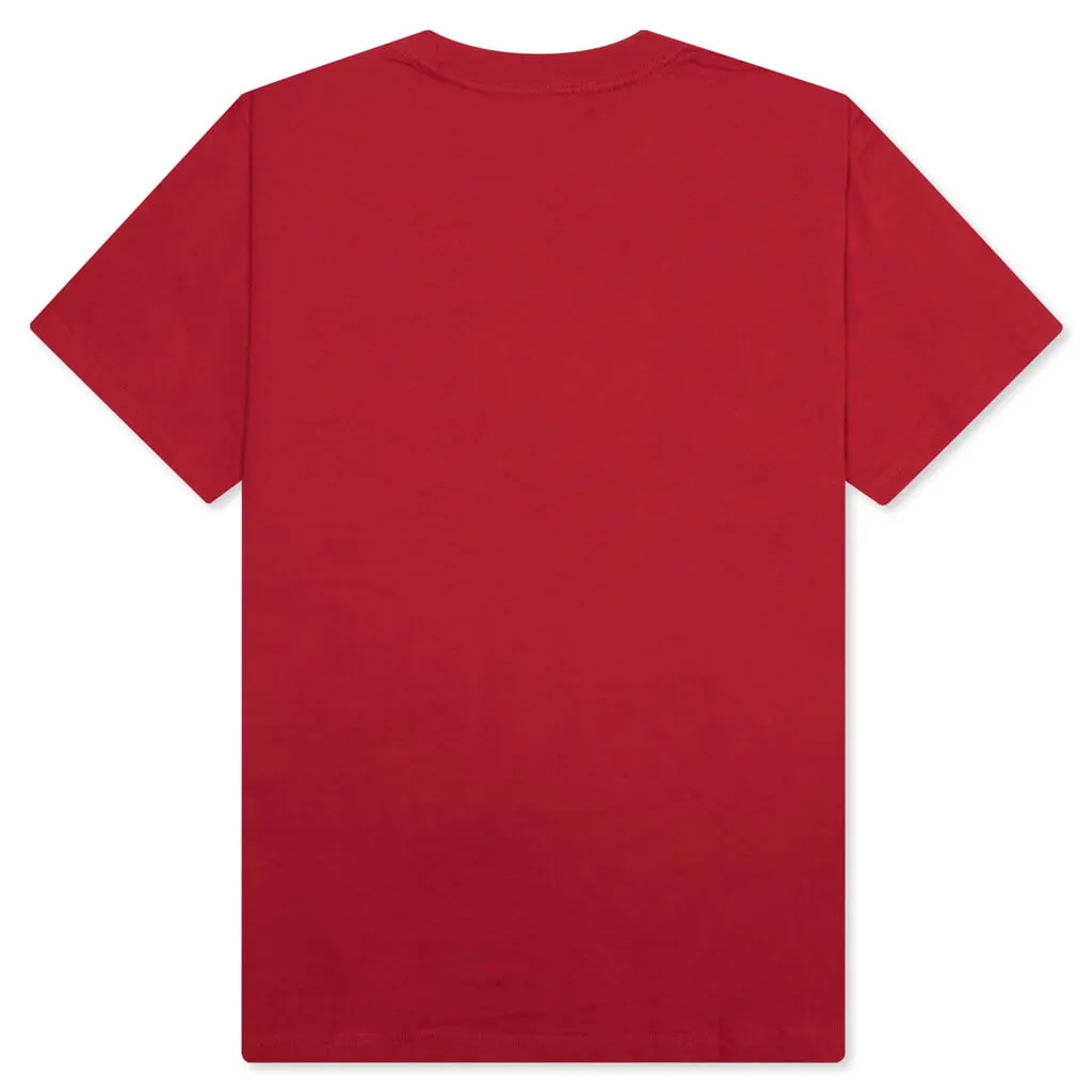 Script Tee - Savvy Red