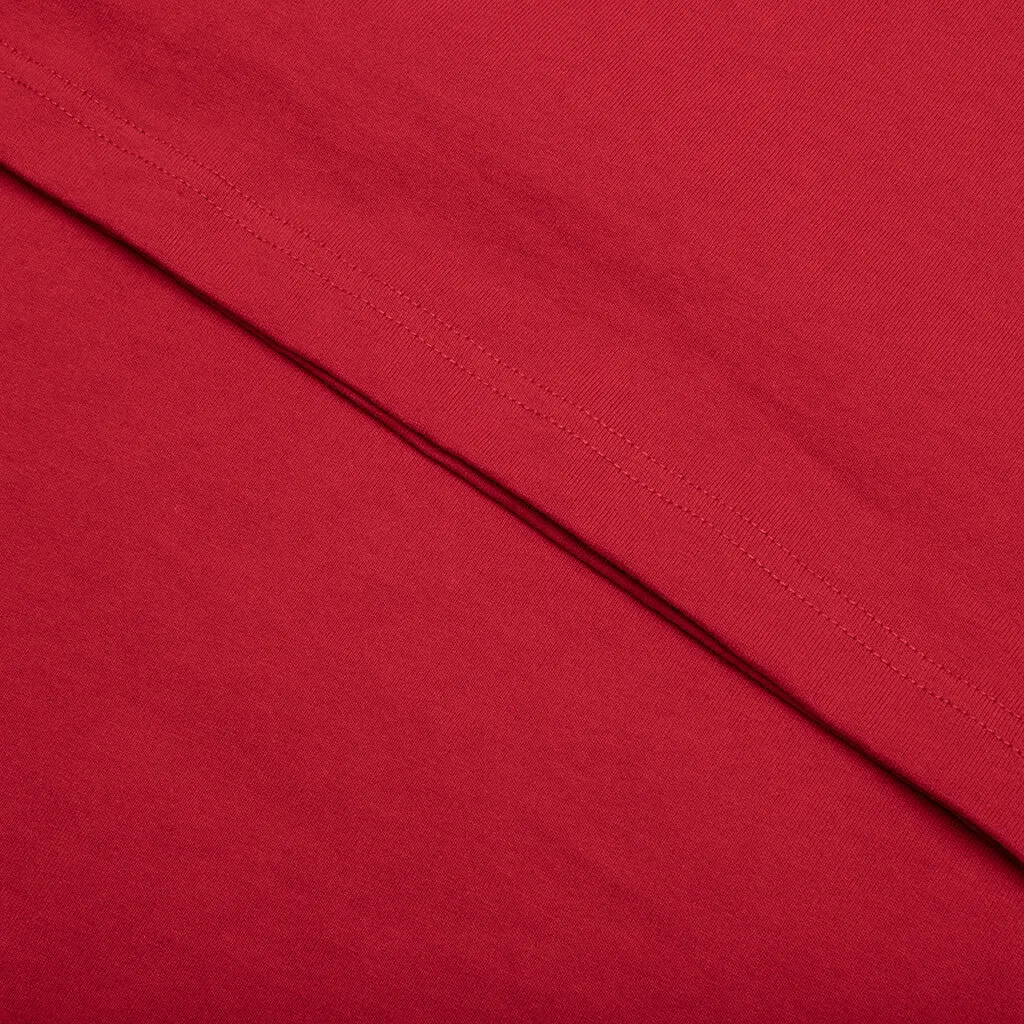 Script Tee - Savvy Red