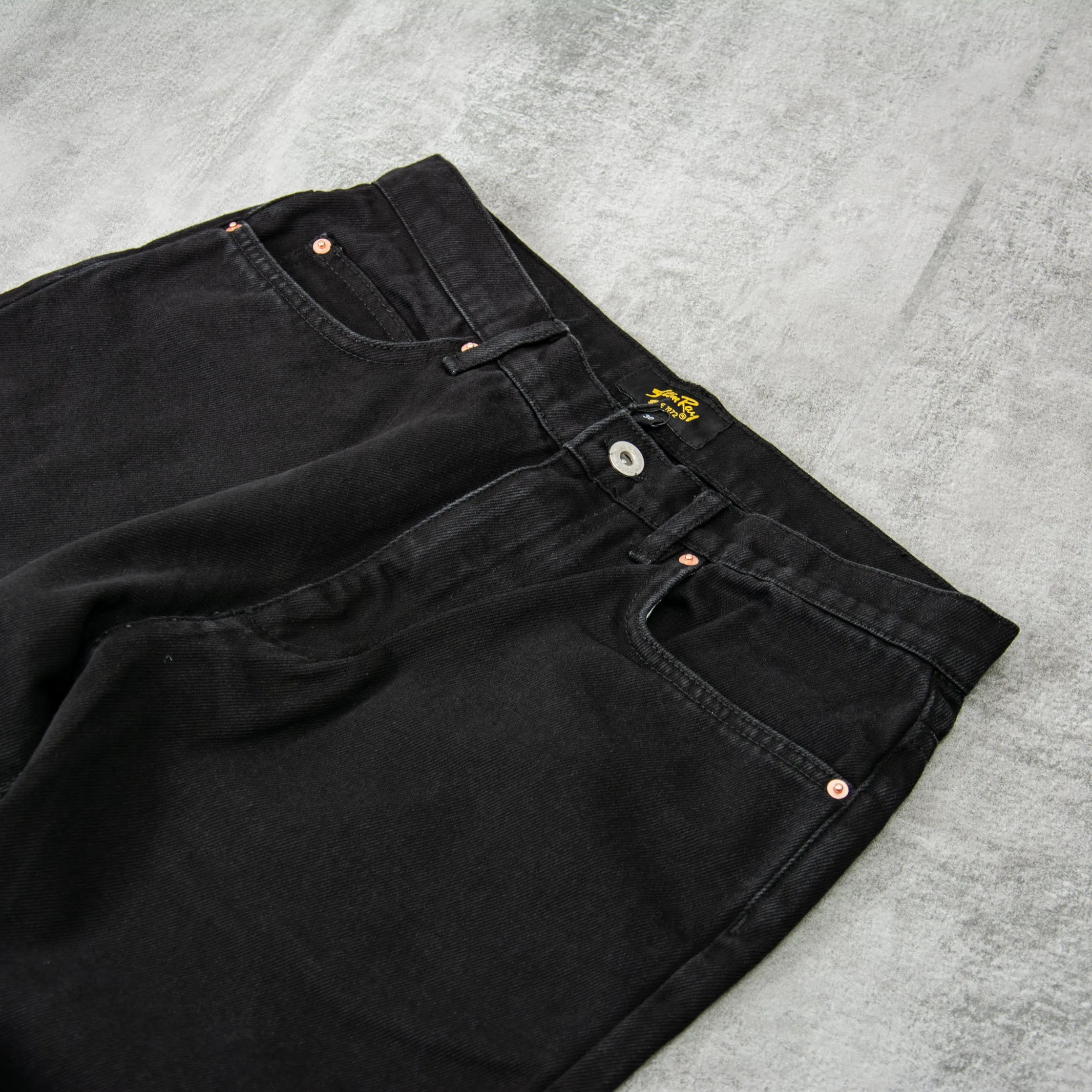 Stan Ray 5 Pocket Straight - Black Overdyed Denim