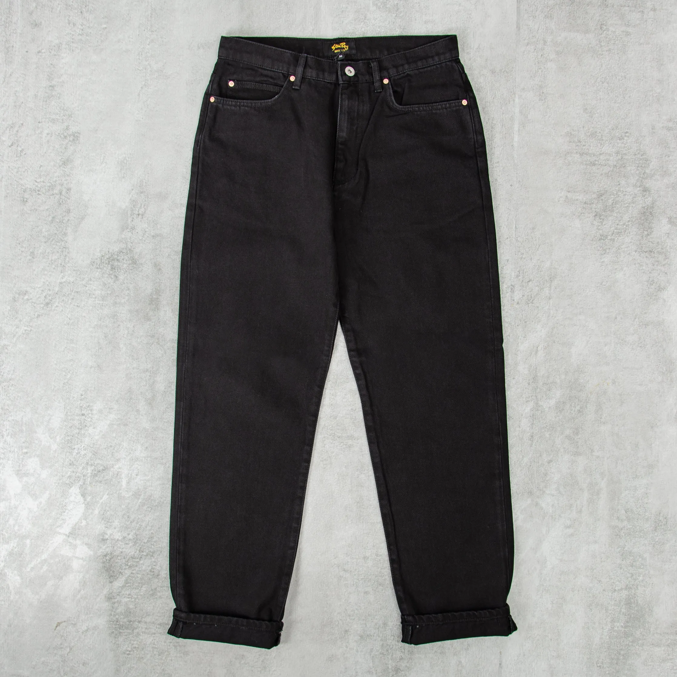 Stan Ray 5 Pocket Straight - Black Overdyed Denim