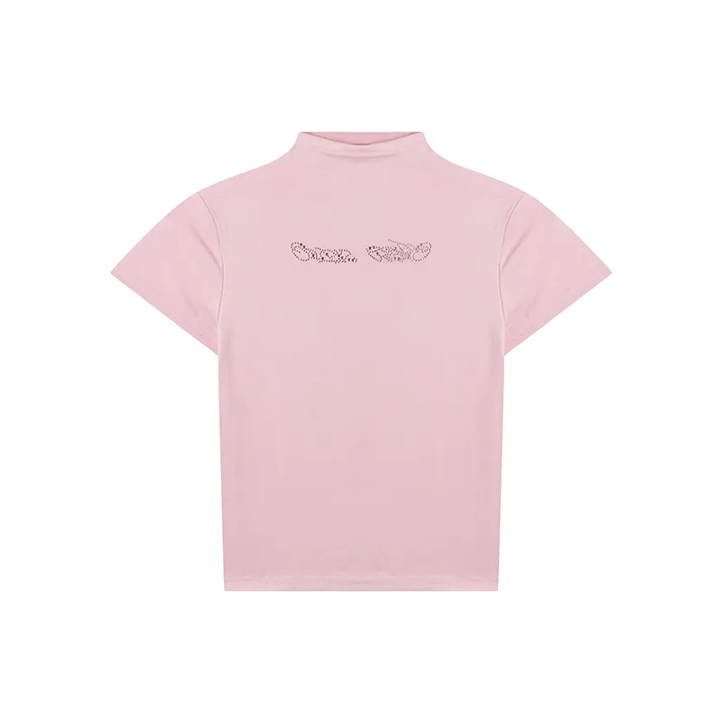 Summer Cropped Turtleneck T-shirt - Kimi