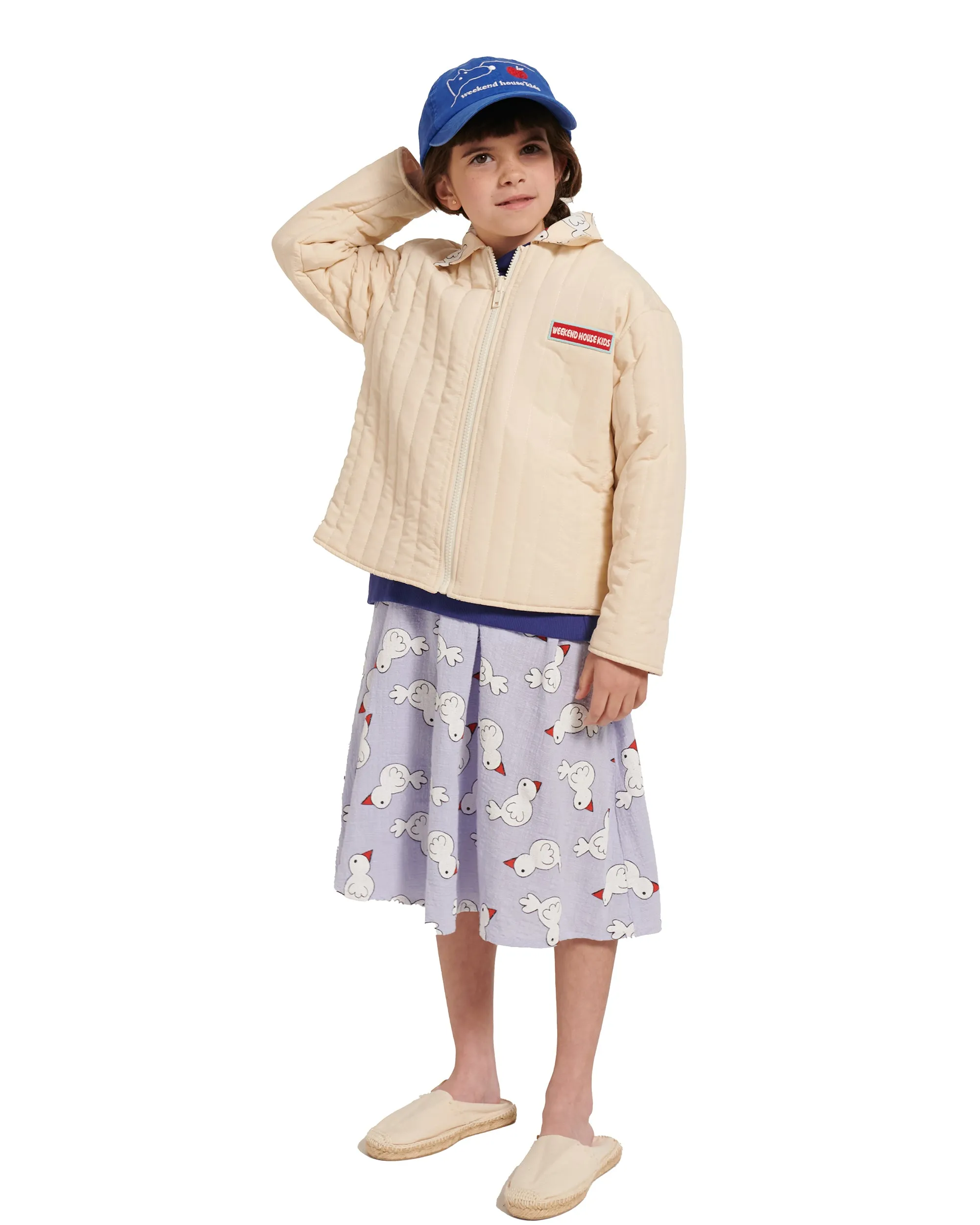 WEEKEND HOUSE KIDS Things I Like PIO PIO ALL OVER REVERSIBLE LIGHT PADDED JACKET