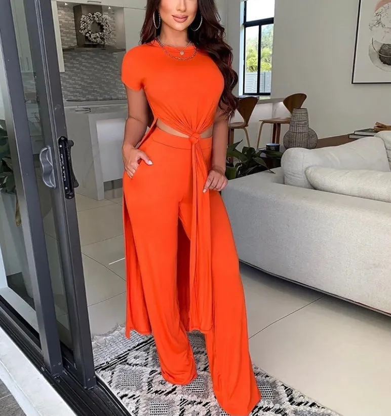 WOMEN CLASSIC STYLE TWO-PIECE SET